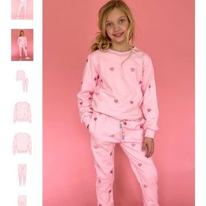 Lola and the boys heart jogger set